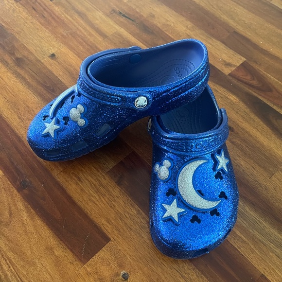 Blue Glittery Disney Crocs - Picture 3 of 4